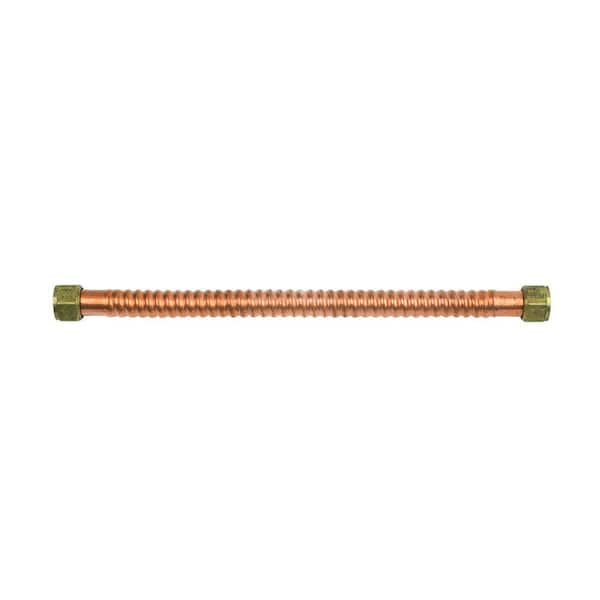 BrassCraft 3/4 in. FIP x 3/4 in. FIP x 15 in. Copper Water Heater Connector (7/8 in. O.D.)