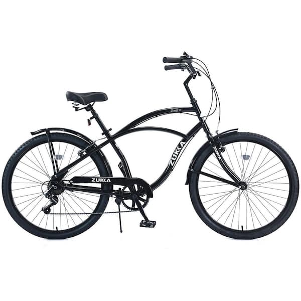 Zeus & Ruta 26 in. 7 Speed Bicycles, Beach Cruiser Bike in