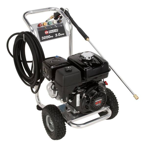 Campbell Hausfeld 3,200 psi 3 GPM CAT Pump Gas Pressure Washer