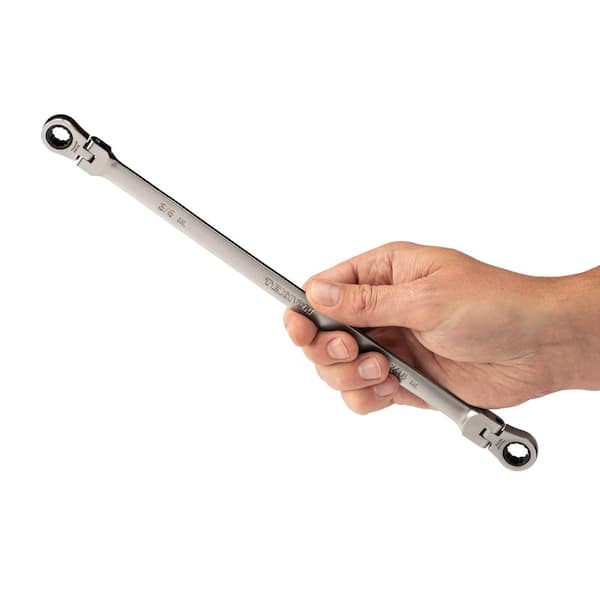 TEKTON 3/8 in. x 7/16 in. Long Flex 12-Point Ratcheting Box