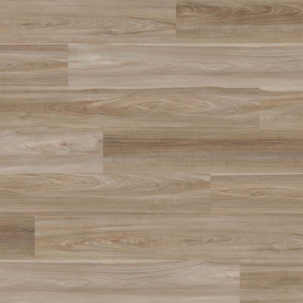 Ledge Point Pecan 22 MIL x 7.1 in. W x 48 in. L Click Lock Waterproof Luxury Vinyl Plank Flooring (19.1 sq. ft./Case)