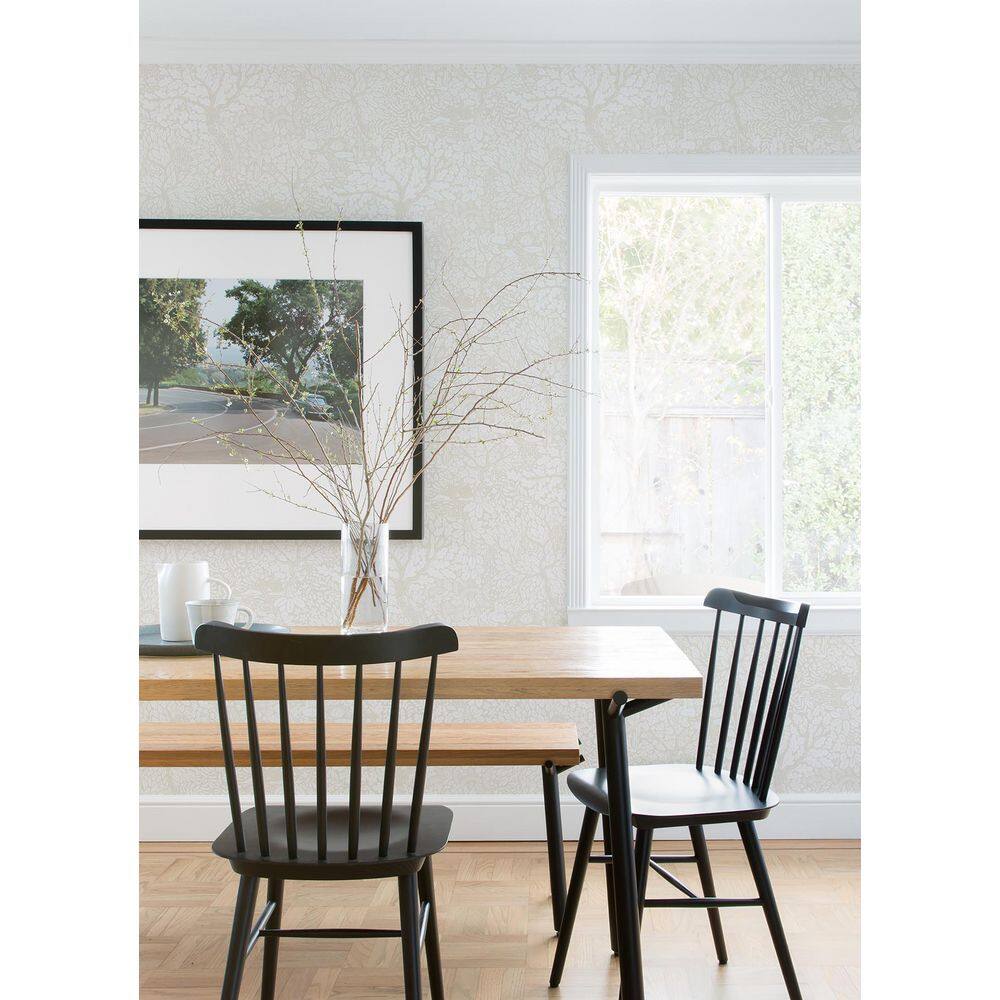 Cream Forest Sanctuary Non-Woven Wallpaper Roll