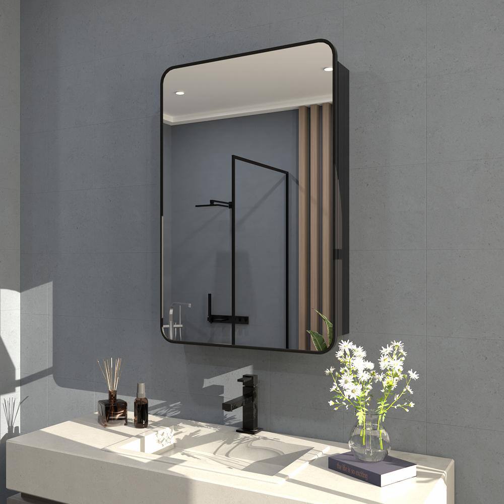 Hermitage Bath 23 in. W x 30 in. H Rectangular Framed Recessed/Surface ...