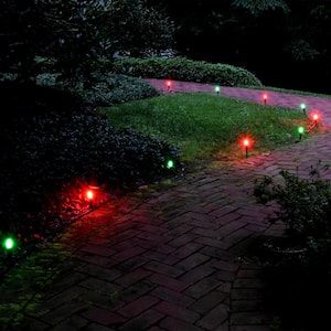 Red and Green Pathway Lights (10-Count)