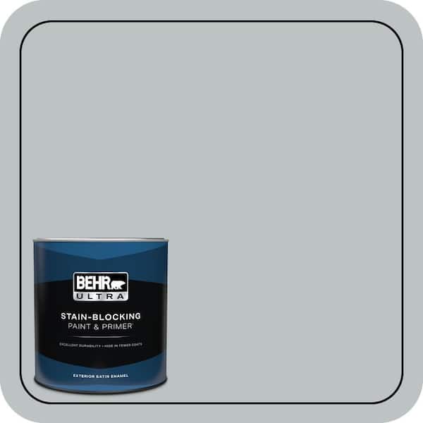 BEHR ULTRA 1 qt. #PPF-26 Polished Rock Satin Enamel Exterior Paint & Primer