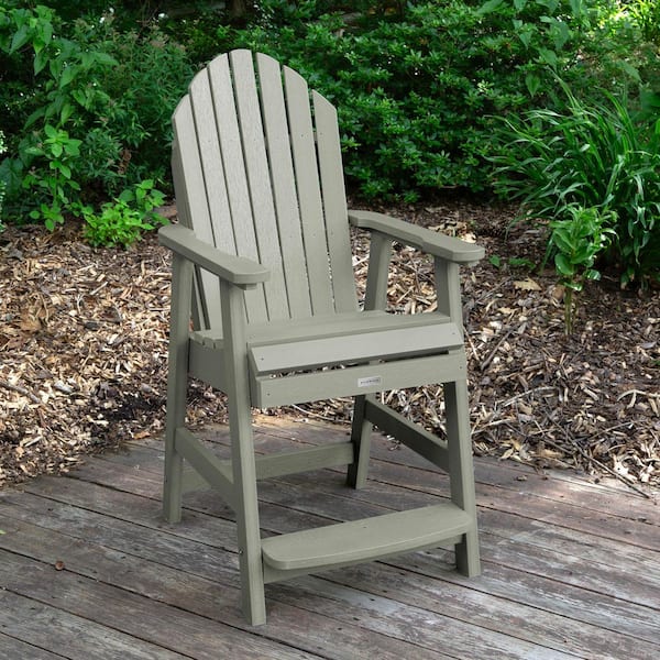 Highwood Hamilton Eucalyptus Counter Height Plastic Outdoor Dining Chair in Eucalyptus (Set of 1)