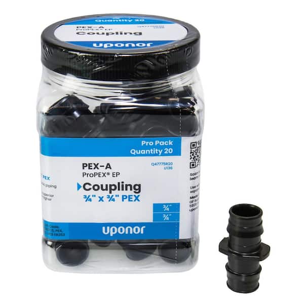 Uponor ProPEX 3/4 in. PEX-A Expansion Barb Engineered Polymer Coupling (20-Pack)