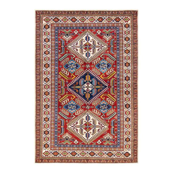 Solo Rugs Tribal One-of-a-Kind Bohemian Ivory 5 ft. 1 in. x 7 ft. 5 in. Tribal Area Rug