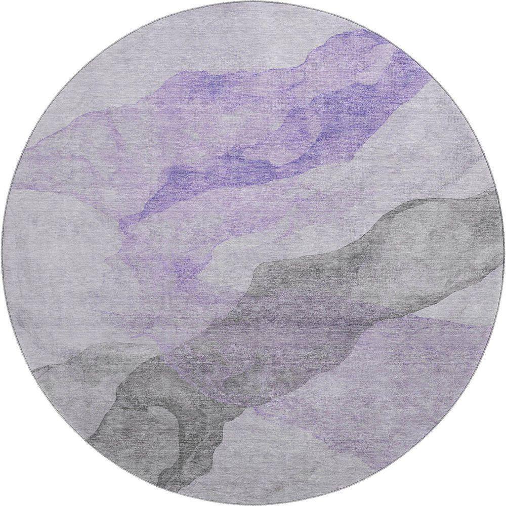 Lavender Rag Rug Addison Rugs Mayfield Premium Machine Washable Abstract AMF2109 ...
