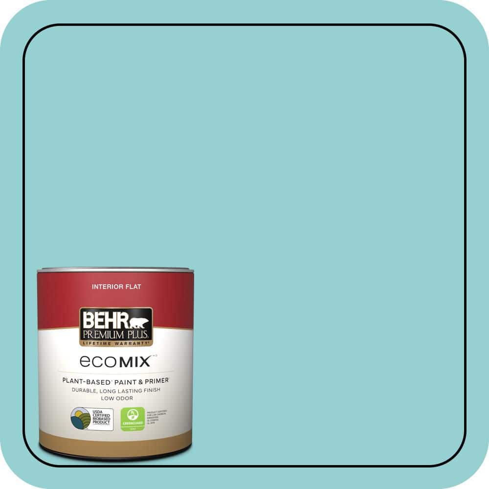 1 qt. #M460-3 Big Surf Flat EcoMix Plant-Based Interior Paint & Primer price history on PriceWatchPro