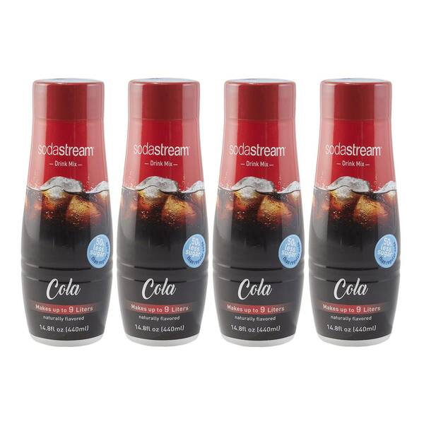 SodaStream 440 ml Fountain Style Sparkling Cola Drink Mix (Case of 4)