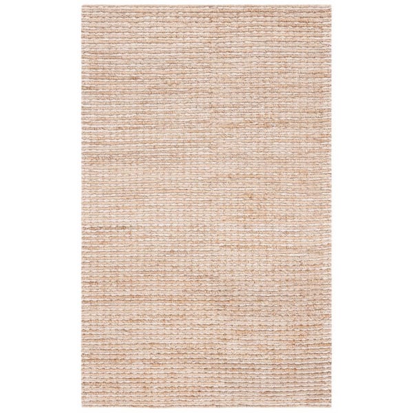 SAFAVIEH Natural Fiber Beige/Ivory 5 ft. x 8 ft. Woven Solid Area Rug