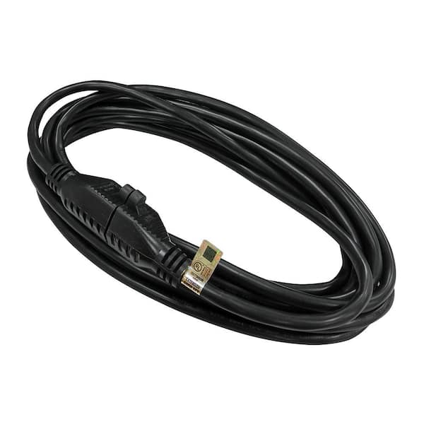 HDX 15 ft. 16/3 Light Duty Indoor/Outdoor Extension Cord, Black