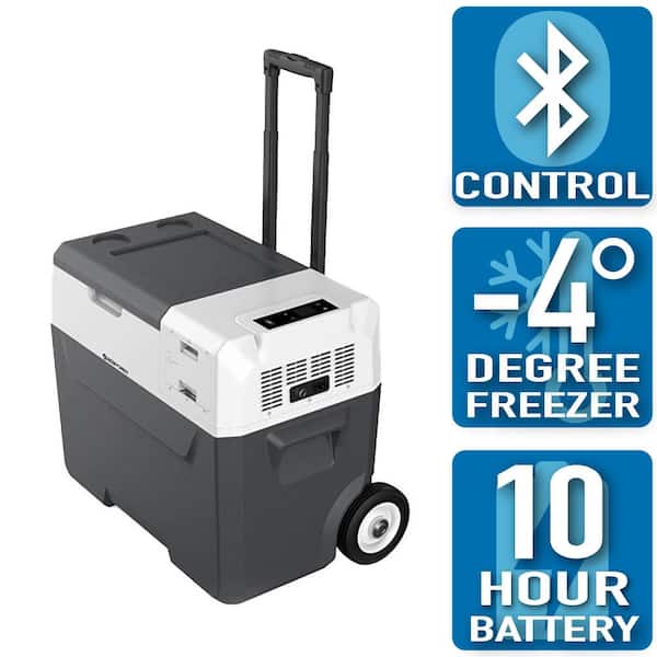 ACOPower LiONCooler 42 Qt. Battery Powered Portable Chest Fridge Freezer Cooler w/10+ Hour Run Time, Recharge Using Solar/DC/AC