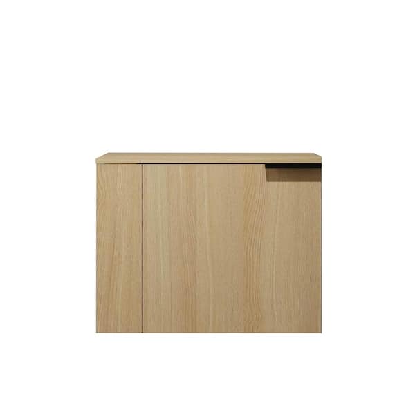 24 in. Bath Vanity Cabinet without Top in Oak Unassembled