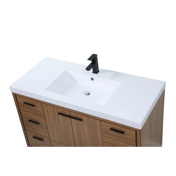 Queen 48 Full Sonoma Wall Mount Single Sink Modern Bathroom Vanity