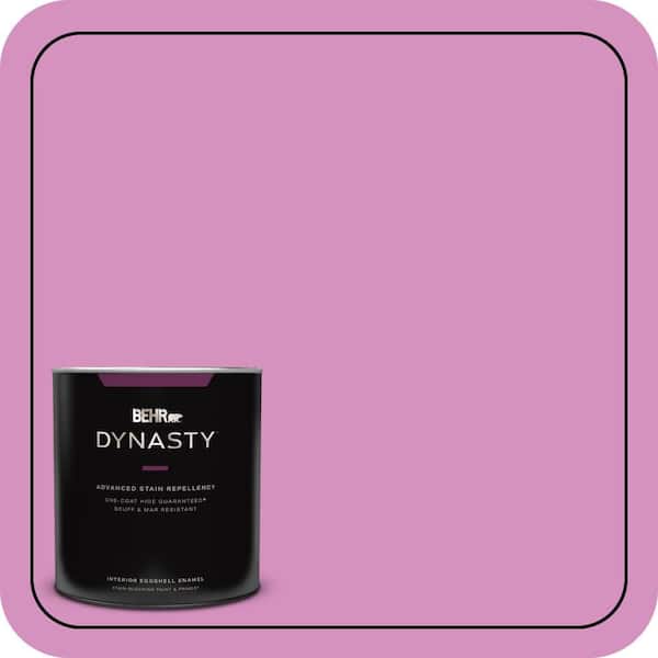 BEHR DYNASTY 1 qt. #680B-4 Pressed Flower Eggshell Enamel Interior Stain-Blocking Paint and Primer