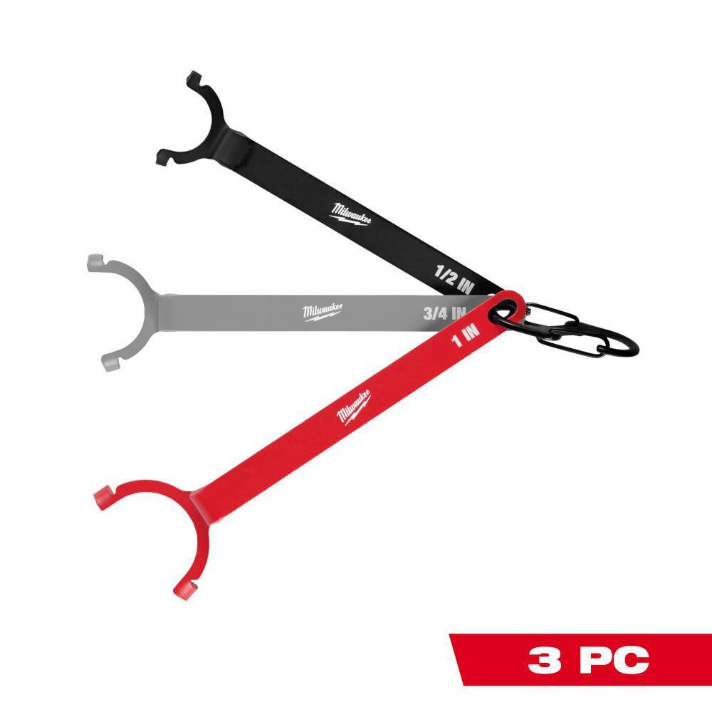 Milwaukee Locknut Wrench Set (3-Piece) 48-22-6110 - The Home Depot