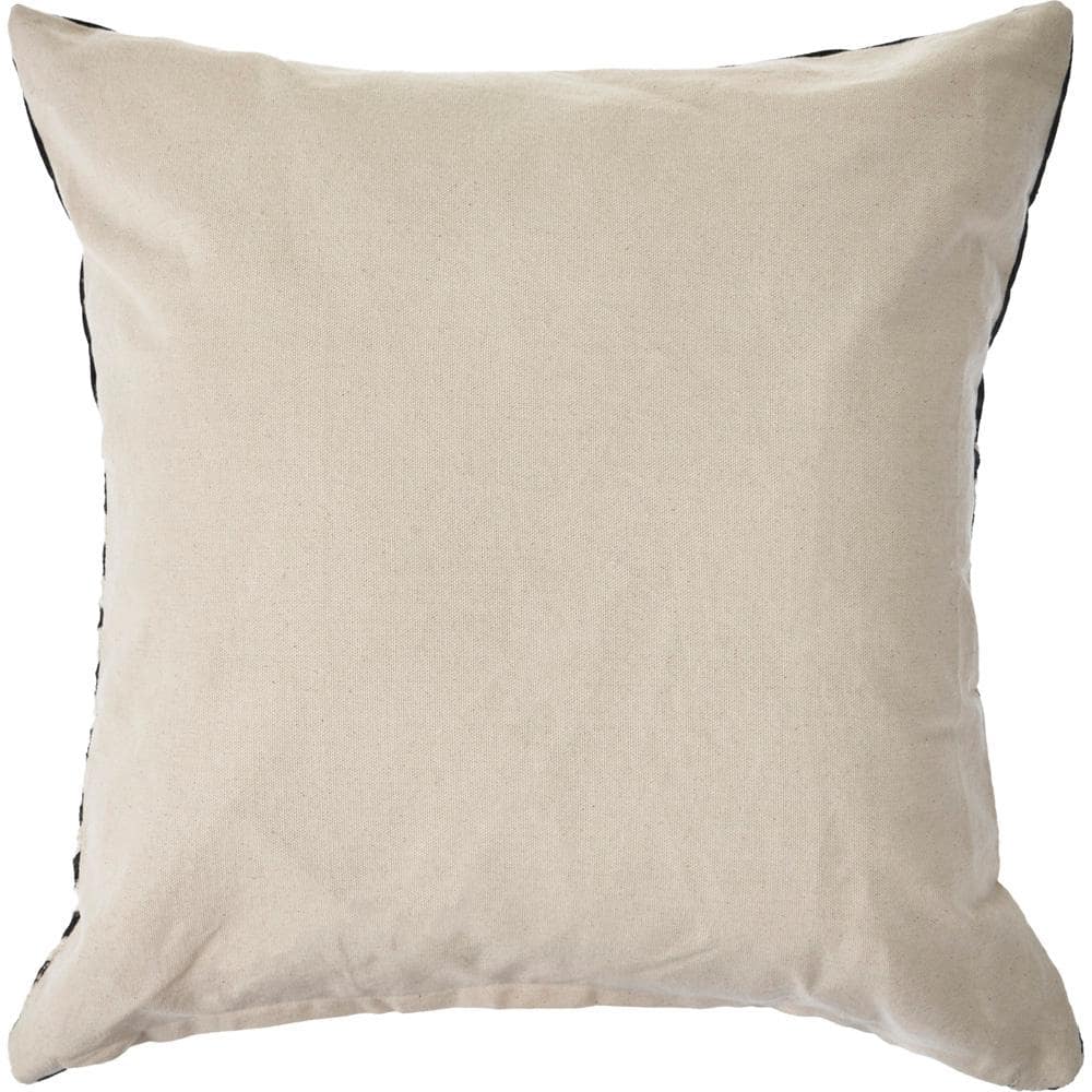 20" Black and White Chevron Throw Pillow
