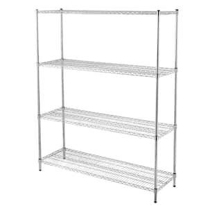 Heavy Duty Adjustable Silver Wire Shelf (17.72 in. W x 59.06 in. D)