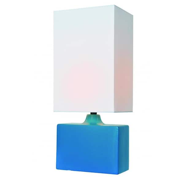 Filament Design 17.5 in. Aqua Table Lamp