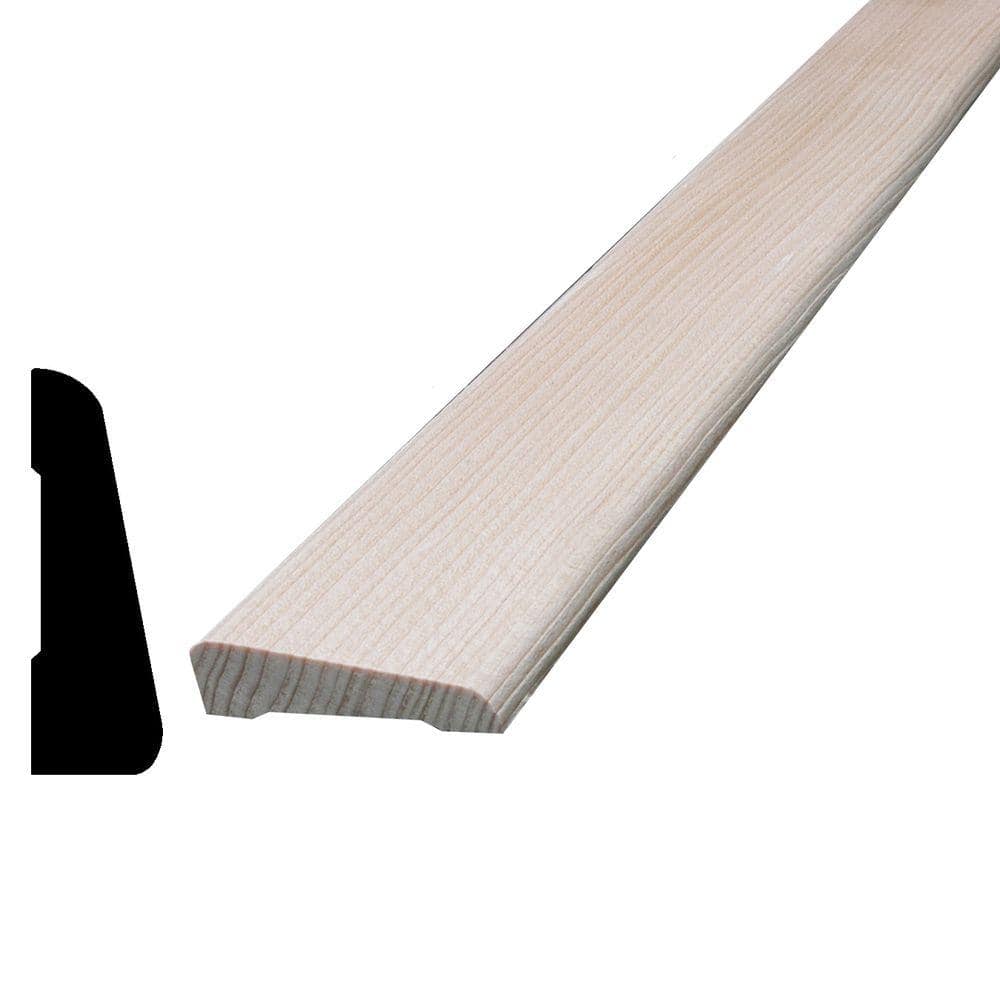 Alexandria Moulding 7/16 in. x 1-1/2 in. x 96 in. Hemlock Wood Bevel Casing  Moulding 03000-800RLC - The Home Depot