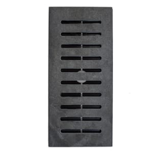 Made2Match MSI Montauk Black Gauged Slate 5 in. x 11 in. Flush Floor Tile Vent Register