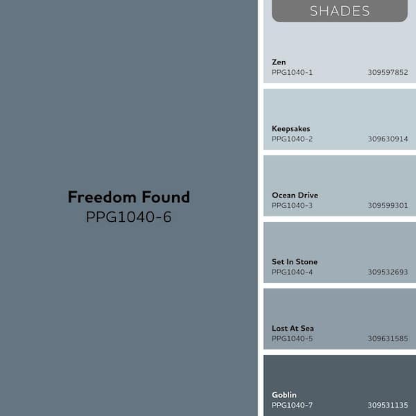 Glidden Premium 1 gal. PPG1040-6 Freedom Found Satin Interior