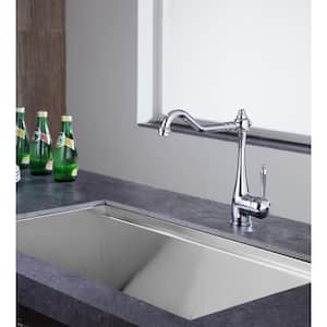 Patriarch Single Handle Standard Kitchen Faucet in Polished Chrome
