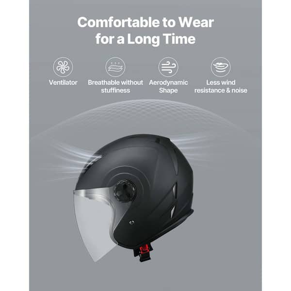 breathable motorcycle helmet LIVALL The outer shell is constructed from a Tri Westt Open Face Motorcycle Helmets,
