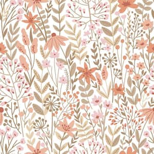 Eudora Pink Prairie Petals Wallpaper