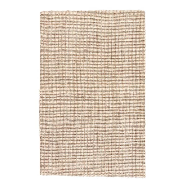 Natural Tan 5 ft. x 8 ft. Solid Area Rug