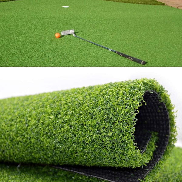LITA GOLF Putting Green 6 ft. x 20 ft. Green Artificial Grass Turf