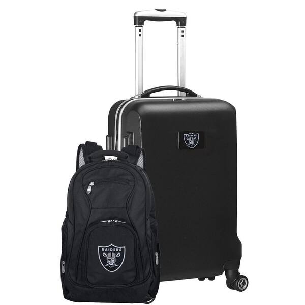 Mojo Las Vegas Raiders Deluxe 2Piece Luggage Set NFVRL104_BLACK The