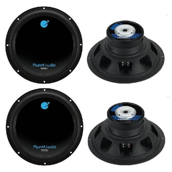 Planet Audio 12 in. 7200-Watt Car Audio Power Subwoofers Subs Woofers DVC