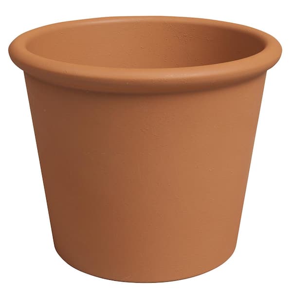 Global Outdoors 3 in. Terra Cotta Cylinder Pot