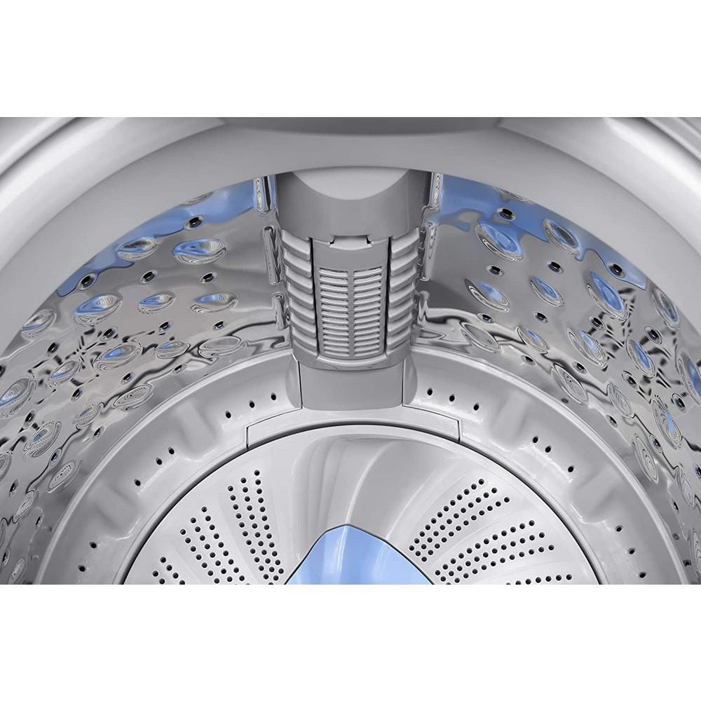 Gray Stainless Steel Top-Loading Electric Washer for RV