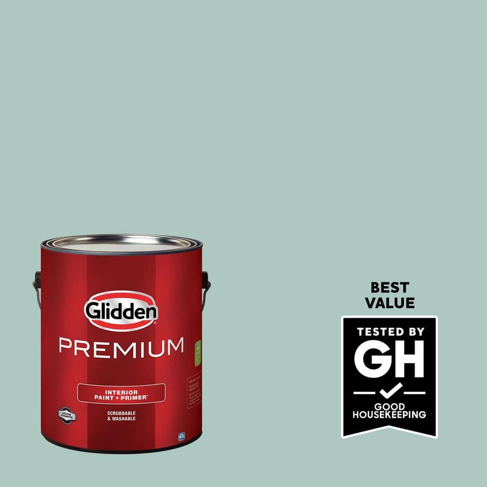 Glidden Premium 1 gal. PPG1137-4 Copenhagen Satin Interior Latex
