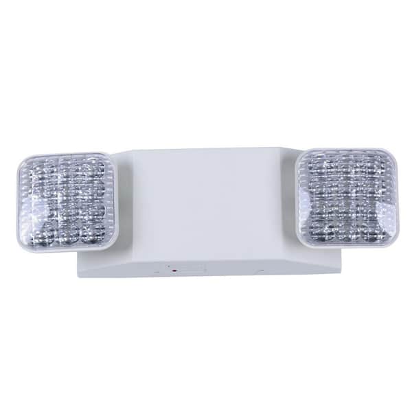 1-Pack Rectangle 11-Watt Equivalent Integrated LED White Emergency Light with Ni-Cad 6.0-Volt Battery