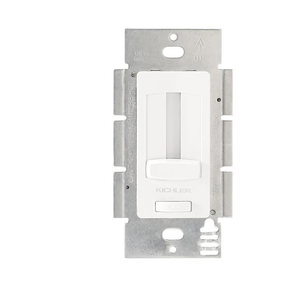 KICHLER Independence 100-Watt Pole LED Dimmer Switch, White-6DD24V100WH - The Home Depot