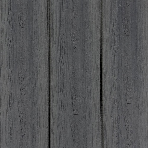 DuxxBak Optima 5.25 in. Boardwalk Gray Composite Deck Board Sample