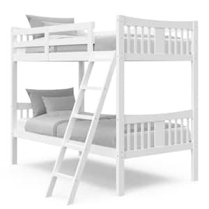 Caribou White Solid Hardwood Twin Bunk Daybed