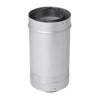 12 in. Vent Length 3 x 5 in. Stainless Steel Concentric Vent for Rheem Indoor Tankless Gas Water Heaters