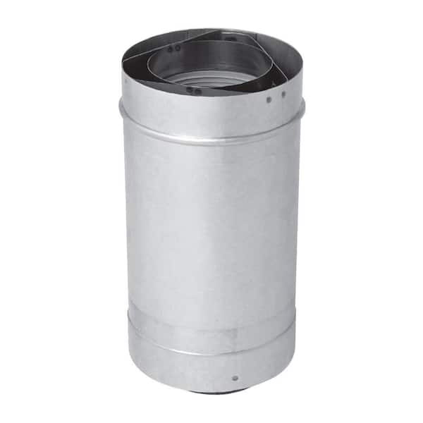 ProTech Venting 12 in. Vent Length 3 x 5 in. Stainless Steel Concentric Vent for Indoor Tankless Gas Water Heaters