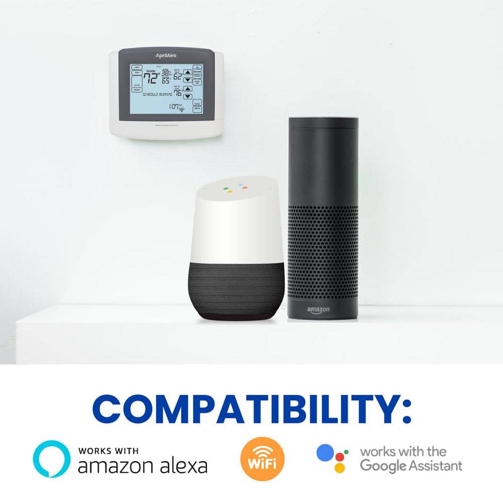 Aprilaire 8910W Wi-Fi Programmable Touchscreen Thermostat with IAQ Control
