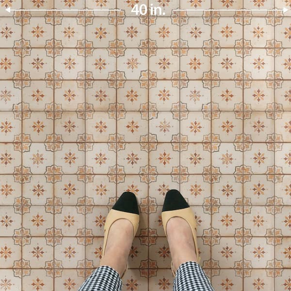 Merola Tile Mirambel Marron 13 in. x 13 in. Ceramic Floor and Wall