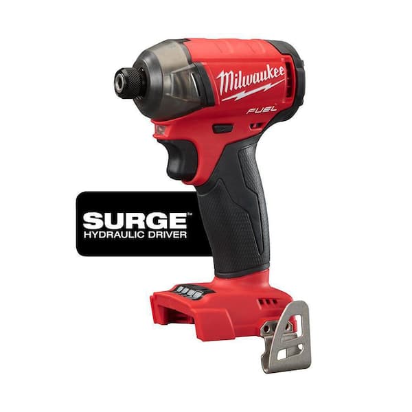 malo R frutas Milwaukee M18 FUEL SURGE 18V Lithium-Ion Brushless Cordless 1/4 in. Hex  Impact Driver (Tool-Only) 2760-20 - The Home Depot