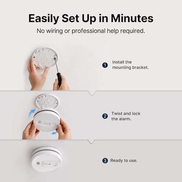X-SENSE 10-Year Battery Smoke Detector with Photoelectric Sensor