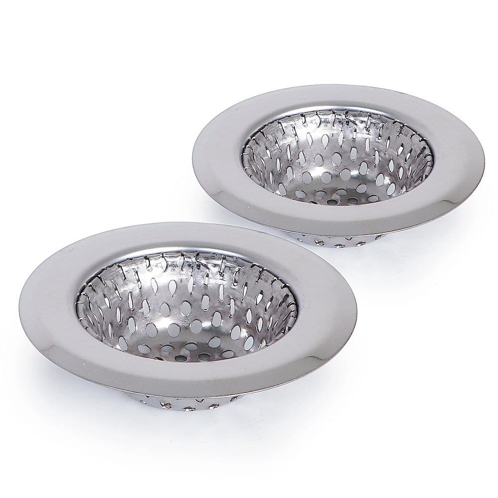 2-1/4 in. Bathroom Sink Drain Strainer Basket Replacement for Utility, Laundry, RV and Lavatory Sinks, Chrome price history on PriceWatchPro