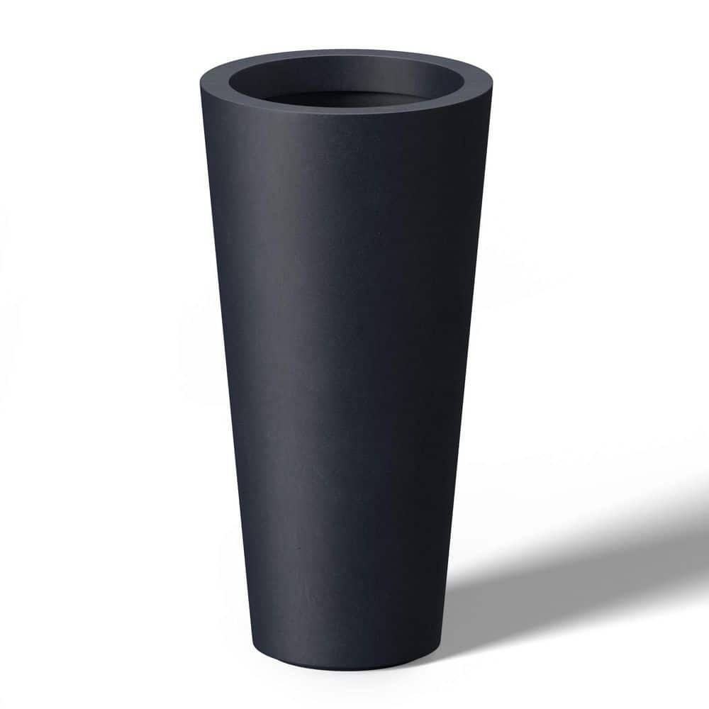 8 in. Medium Granite Gray (Enhanced Interior) Concrete Round Planter / Pot with Drainage Holes price history on PriceWatchPro